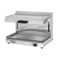 Commercial Salamander Grill | Rise & Fall LPG Gas Grill | Adjustable Heat | Roller Grill SGM 600