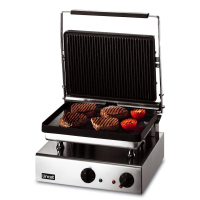Commercial Countertop Electric Grill | Heavy Duty Contact Grill | Ribbed & Smooth Plates | Lincat GG1R