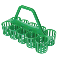 Glass and Bottle Carrier | Portable Barware Caddy | Bar Accessories | Olympia GH049