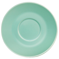 Cafe Saucers | Aqua Blue Coffee Saucers | 145mm Diameter | Olympia GL464