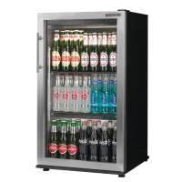 Commercial Back Bar Cooler | 1 Door Bottle Fridge | Stainless Steel | Autonumis Popular RNC00002
