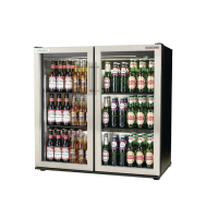 Commercial Back Bar Cooler | Double Hinged Door | EcoChill Technology | Stainless Steel | Autonumis A21098