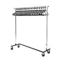 Commercial Garment Rail | Clothes Rail | With 20 Hangers | Bolero GR301