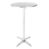 Poseur Table | Flip Top Bar Table | Stainless Steel | Bolero GR396