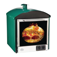 King Edward Bake King Solo Oven | Commercial Potato Oven | Green Display Oven | King Edward BKS-GRE