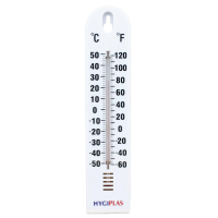Commercial Wall Thermometer | Temperature Monitor | -30°C to 60°C Range | Hygiplas J228