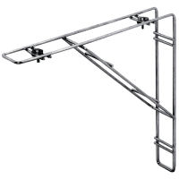 Stainless Steel End Bracket | Wall Mount Support | Shelving Hardware | L442