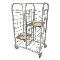 Steel Self Clearing Trolley | Tray Rack | 20 Trays | Craven P104