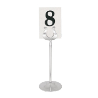 Table Number Stand | Card Holder | Stainless Steel 205mm | P343
