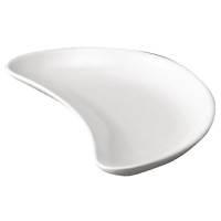 Crescent Salad Plates | White Porcelain Plates | 202mm Dining Plates | Churchill P618