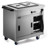 Commercial Hot Cupboard | Bain Marie Top | Freestanding 2GN | Lincat P6B2