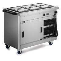 Commercial Hot Cupboard | Bain Marie | 3GN Capacity | Freestanding 670 Series | Lincat P6B3