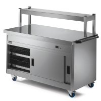 Commercial Hot Cupboard | Plain Top | Freestanding | Lincat P8P4PT Panther 800 Series