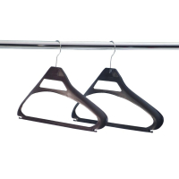 Black Polypropylene Hangers | Clothing Hangers | Retail Display Hangers | U599