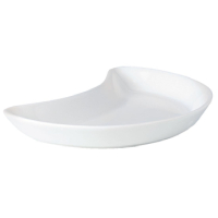 Crescent Salad Plates | White Porcelain Dinnerware | 202mm | Steelite Simplicity V0082