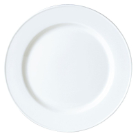 White Slimline Plates | Porcelain Dinner Plates | 230mm | Steelite Simplicity V0085