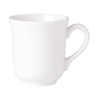 White Porcelain Mugs | Restaurant Coffee Cups | 285ml Capacity | Steelite Simplicity V0178