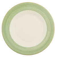 Slimline Plates | Green Dinner Plates | 270mm Porcelain | Steelite Rio V2874