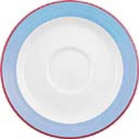 Blue Saucers | Ceramic Saucers | 150mm Diameter | Steelite Rio V3070
