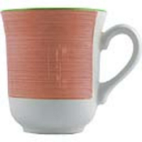 Club Mugs | Pink Ceramic Mugs | 285ml Capacity | Steelite Rio V3194