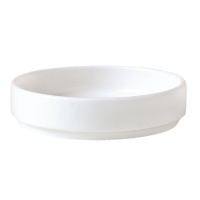 Stacking Ashtrays | Ceramic Ashtray | 75mm Diameter | Steelite Monaco White V6824