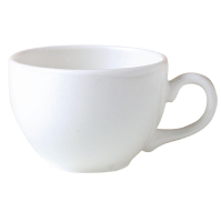 Monaco White Low Cup | Porcelain Coffee Cup | 227ml Capacity | Steelite V6854