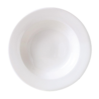 Mandarin Soup Plates | White Porcelain Soup Bowls | 222mm | Steelite Monaco V6872