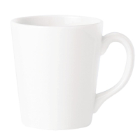 Coffeehouse Mugs | White Ceramic Mugs | 340ml Capacity | Steelite Simplicity V9112