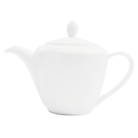 White Harmony Teapot | Porcelain Teapot | 852ml Capacity | Steelite Simplicity V9494