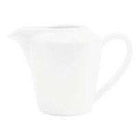 Milk Jug | Porcelain Milk Pourer | 284ml White Handled | Steelite Simplicity Harmony V9497