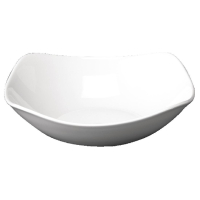 X Squared Bowl | Deep Square Serving Bowl | 235mm Whiteware | Churchill W578