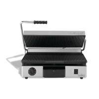 Commercial Panini Grill | Non-Stick Contact Grill | 430mm x 250mm Cooking Surface | Hallco MEMT16030XNS