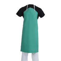 Heavy Duty Waterproof Bib Apron | Chef Apron | Green Professional Kitchen Wear | Whites A590
