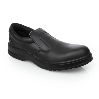 Commercial Slip On Safety Shoes | Slipbuster Lite | Black | 37 | Slip Resistant Footwear | Slipbuster A845-37