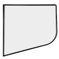 Polar AC732 Left Side Glass For Display Fridge Replacement Spare Part (Fits CC611, CC666)