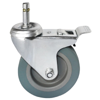 Vogue AC833 Braked Castor For Mobile Trolley Replacement Spare Part (Fits CF101, CF102)