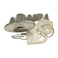 Polar AF566 Lock and Key Replacement Spare Part for Back Bar Coolers (Fits GL001, GL002, GL004, GL007, GL008, GL009, GL011, GL012, GL014, GL015, GL016, GL017)
