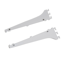 Polar AF841 Pair of Shelf Brackets for Upright Fridge Replacement Spare Part (Fits GH268)
