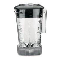 Waring AF918 48oz Stacking MX Blender Jar with Lid Replacement Spare Part (Fits CB135, CB136, CB137, GH480, CM078)