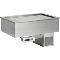 Ventilated Cold Well Drop In Unit | GN1/1 Refrigerated Display | 6 Container Capacity | Afinox BLUE-6