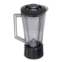 Santos AG552 Complete Bowl With Blades For Blender Replacement Spare Part (Fits CK765)