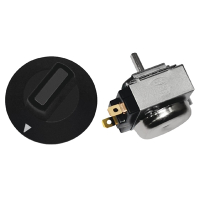 Buffalo AJ092 Timer & Knob for Commercial Deep Fryer Replacement Spare Part (Fits GF453, GF453-A)