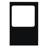 Polar AJ225 Side Glass for Display Fridge Replacement Spare Part (Fits GG216, GG217, GG218, GG219)