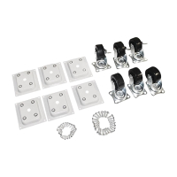Polar AJ450 Chest Freezer Castor Wheel Set (Pack of 6) Spare Part (Fits CM530, CM531, CM532)