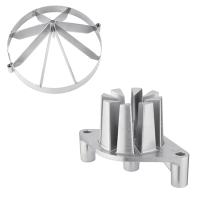 Vogue AJ481 8-Section Blade and Pusher Set for Fruit Wedger Replacement Spare Part