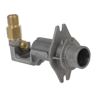 Buffalo AJ618 Open Burner Venturi For Gas Oven Range Replacement Spare Part (Fits CT253)