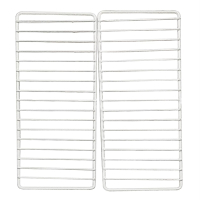 Polar AK401 Replacement Shelves (2 Pack) Spare Part for Under Counter Fridges (Fits DB848)