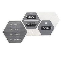 Nisbets Essentials AK570 Control Panel Sticker for Ice Maker Spare Part (Fits DC439)