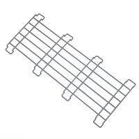 Polar AK737 Grey Small Central Shelf for Upright Fridge Replacement Spare Part (Fits U634, U635)