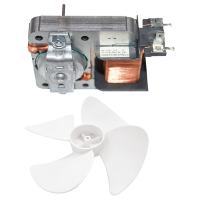 Buffalo AK767 Brushless DC Motor with Fan Blade for Microwaves Replacement Spare Part (Fits FB861)